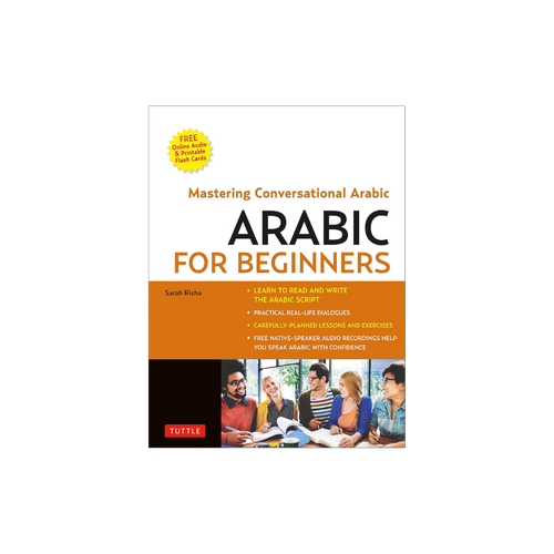 Book cover of 'Arabic for Beginners' by Tuttle Publishing on a white background