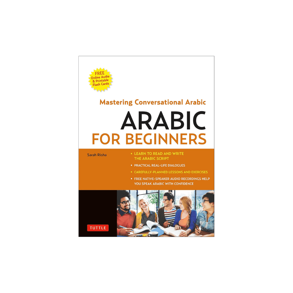Book cover of 'Arabic for Beginners' by Sarah Richy on a white background