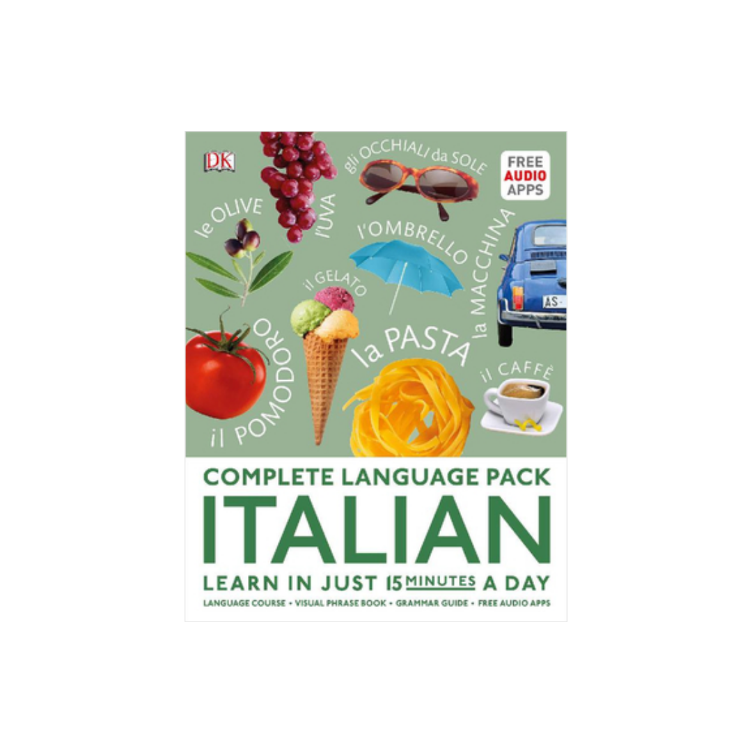 Complete Italian Language Pack: Master Italian in Just 15 Minutes a Day (with Free Audio Apps)