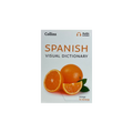 Collins Spanish Visual Dictionary cover with oranges and text on a white background
