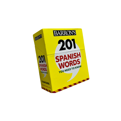 barron's yellow boxed set for flash cards