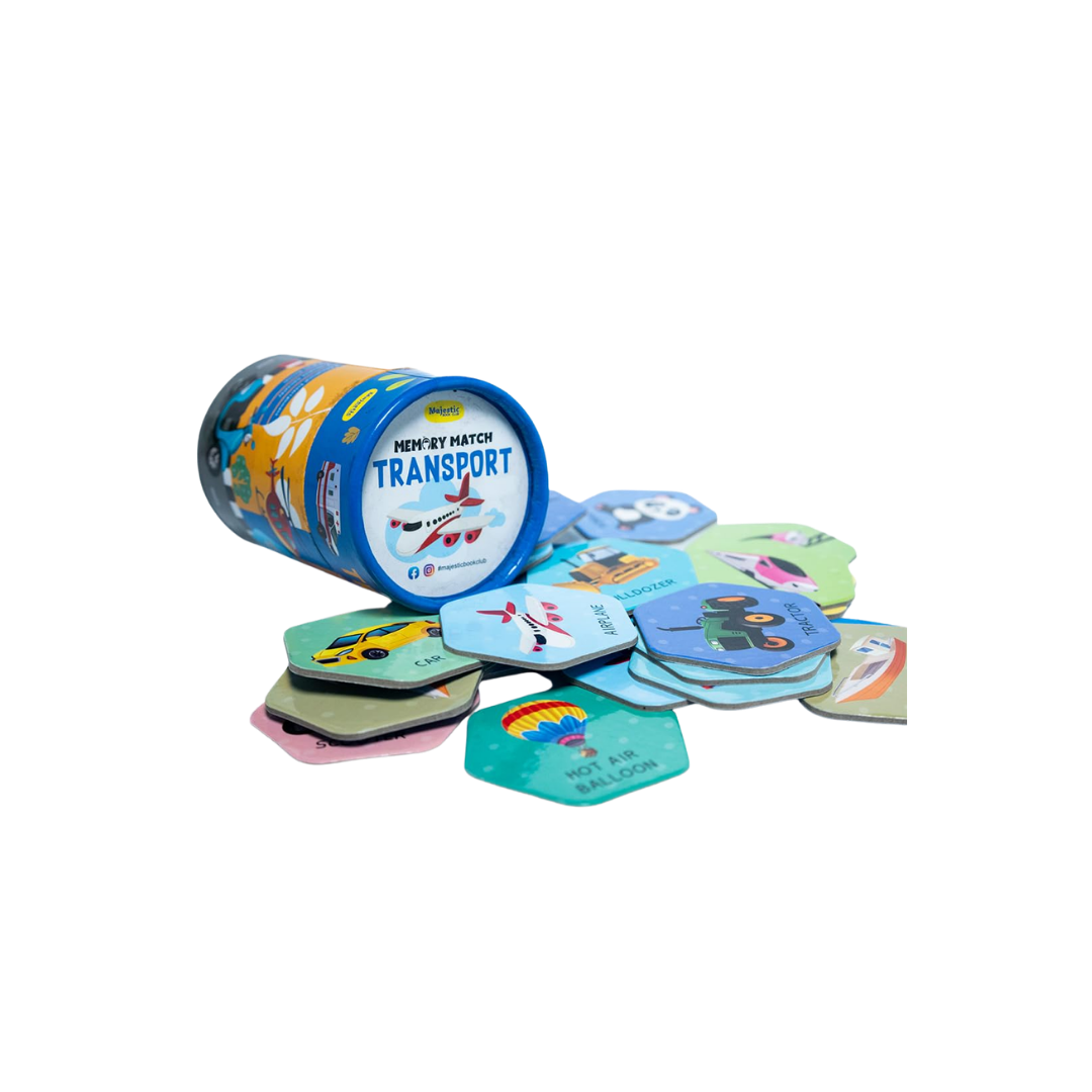 Memory Match Transport: Educational Game & Brain Booster
